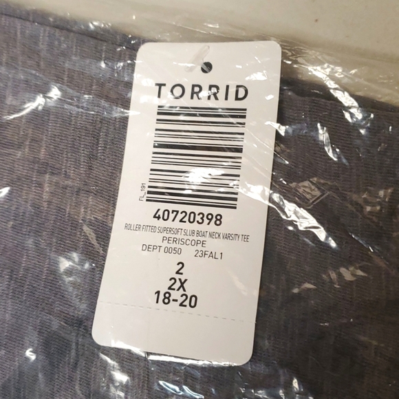 ❤️NWT VINTAGE TORRID TEE - ROLLER SKATE LEAGUE - SUPER SOFT VARSITY - PLUS SIZE - Picture 5 of 11